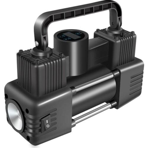 Automobile Tire Inflator DC 12 Volt Infaltor Car Portable Air Compressor Pump for Motorcycles Bicycles