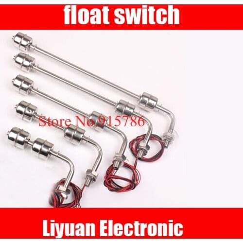 Side mounted stainless steel double ball float / 100mm level controller / float sensor / water level controller / level switch