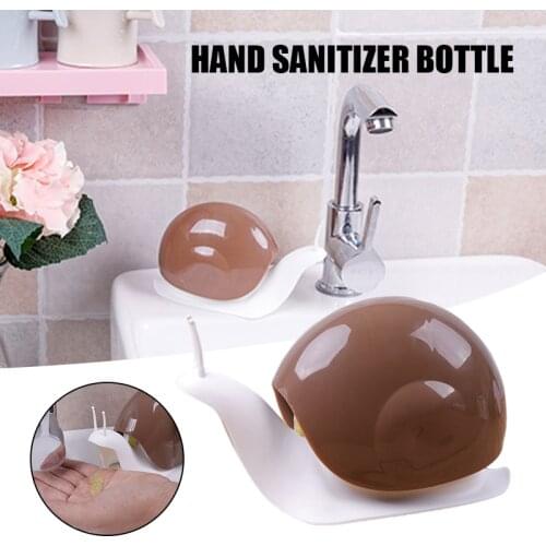 Cartoon Snail Shape Liquid Soap Dispensers Press Push-Type Innovative Storage Box Case Containers for Kitchen Bathroom PAK5