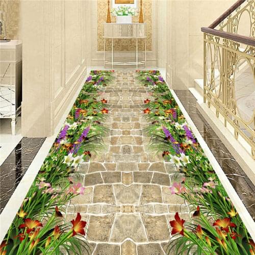 Creative 3D Garden Area Rugs Flannel Rug Memory Foam Carpet Boy girl Kids Play Crawl Mat Big Carpets for Home Living Room decor