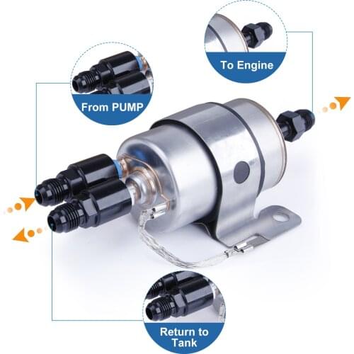 LS or EFI Swap Fuel Pressure Regulator Filter w/6AN fittings Kit C5 Corvette