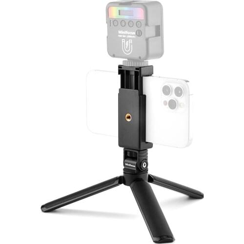 Camera Mini Vlog Tripod Phone Small Handheld Grip Tripod Desktop Tabletop Stand Handle for DSLR Mobile Phone Webcam Projector