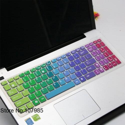 15.6 inch laptop keyboard Soft Silicone Protective Keyboard Cover Protector For ASUS vivobook max x541 X541SA x541sc R541U X541U