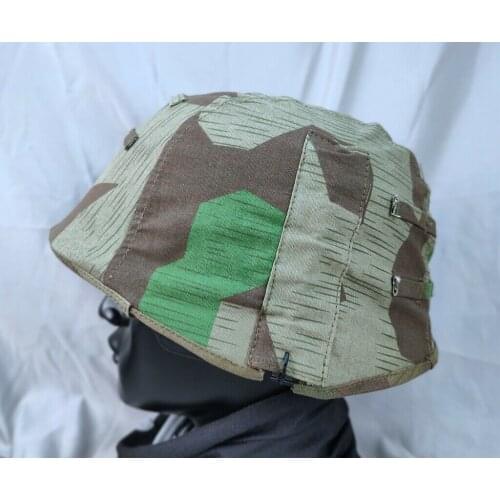 WWII GERMAN HEER ARMY SPLINTER CAMO camouflage M35 HELMET COVER CAP
