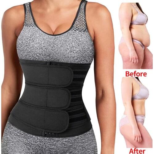 Neopren Waist Trainer for Women Workout Body Shaper Plus Size Trimmer Belt Sauna Sweat Corset Cincher Slimming Shapewear