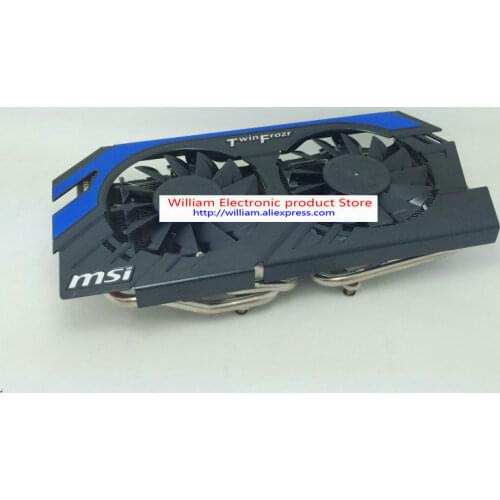 New Original for MSI R7850 HD7850 HAWK1G card dual fan radiator heat pipe 3