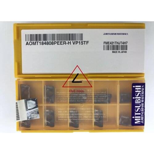 AOMT 184808 PEER-H VP15TF 10pcs original Mitsubishi milling insert DIAEDGE