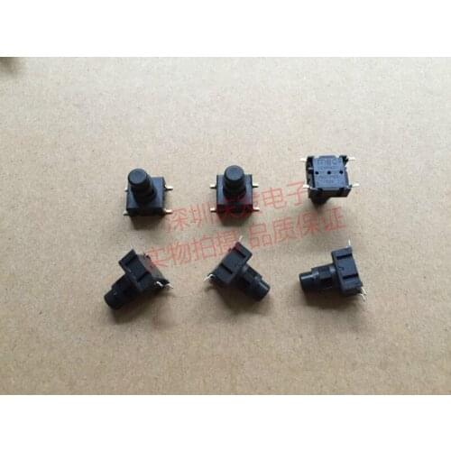 Original new 100% push button switch 10*10*14 waterproof and dust-proof SMD 4pin reset button