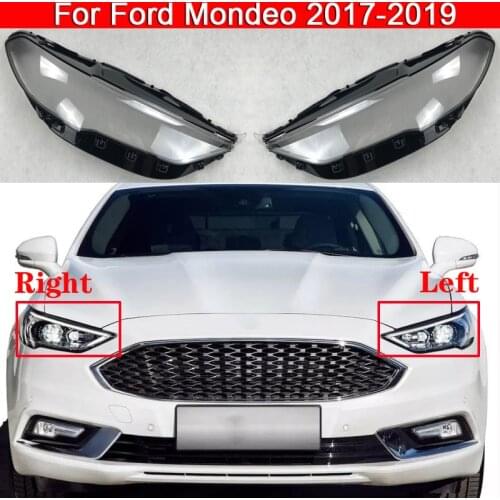 Car Front Headlight Cover For Ford MENDEO 2017-2019 Auto Headlamp Lampshade Lampcover Head Lamp light glass Lens Shell Caps
