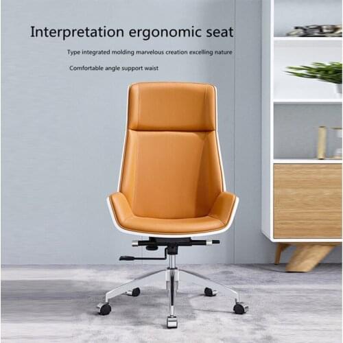 Home Office Computer Gaming Ergonomics Executive Swivel Chair Adjustable 3D Waist Lumbar Support Chair Height Armrest Headrest