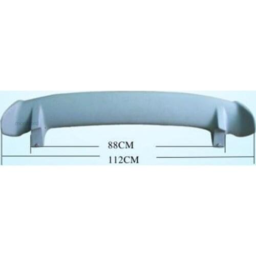 SHCHCG For Merced-Benz Smart Fortwo 2009-2017 ABS Plastic Unpainted Color Rear Spoiler Tail Trunk Boot Lip Rear Wing Car Styling