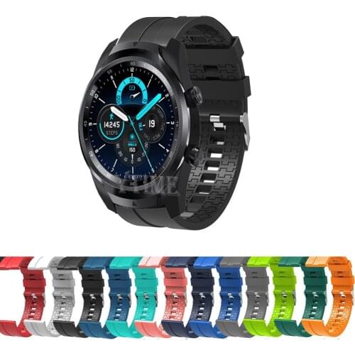22mm Silicone Wrist Strap For Ticwatch Pro 2021 2020 3 Sport Bracelet For Ticwatch GTX E2 S2 Smart Watch Band Tic Watch Pro3