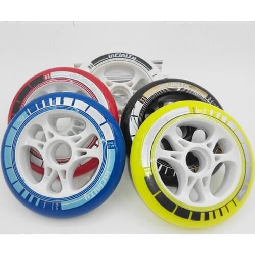 PS inline speed skate wheels for 85A elastic PU 110mm 100mm 90mm racing wheel