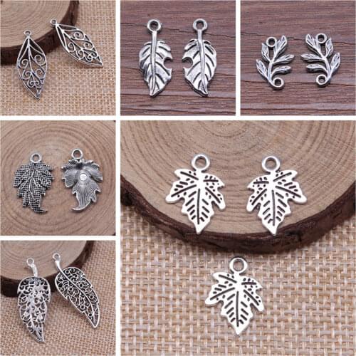 Malzahar Leaf Charms diy jewelry bracelet charms for jewelry making kit accessories