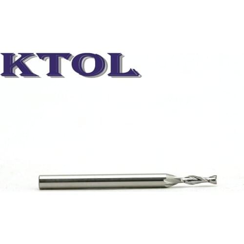 HIGH-CLASS 3.175x2x8MM 2 Flute Mill Tungsten Carbide Cutter, 3D Mini CNC Bit End Milling Cutter Wood Engraving Tools for Carving