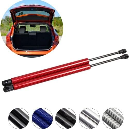 For HYUNDAI SANTA FE III (DM) 2012-2015 Rear Tailgate Boot Carbon Fiber Gas Spring Struts Prop Lift Support Damper 496.5mm
