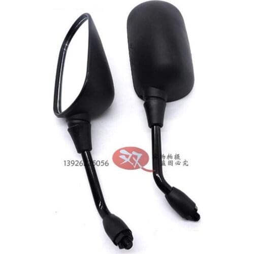 Free shipping motorbike side mirrors unviersal brand black moto rear-view for Kawasaki z650 versys 650 er5 mirror motorcycle