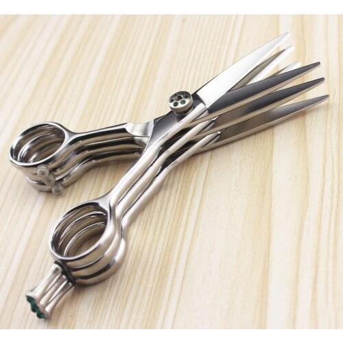 3 Layer High Quality 440C Fashion Hair Scissor ,Hair 3 Blades Scissors 5.5INCH shear