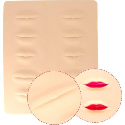 KZBOY 3D Latex Tattoo Practice Skin Lip Practise Skins Microblading Training tattoo Supplies Permanent Makeup assist use