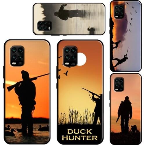 Bird Duck Hunting Sunset Phone Case For Xiaomi Mi 10T Pro 9 10 11 Lite Ultra A3 POCO F3 F1 F2 M3 Pro X3 Soft Cover