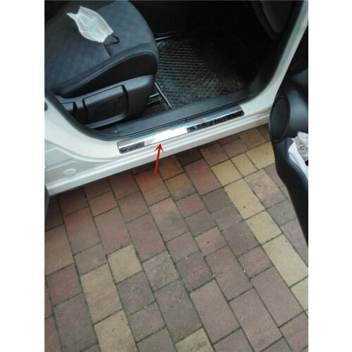 For Nissan Qashqai 2009-2019 High-quality stainless steel Car threshold guard plate anti-scratch protection Car Styling