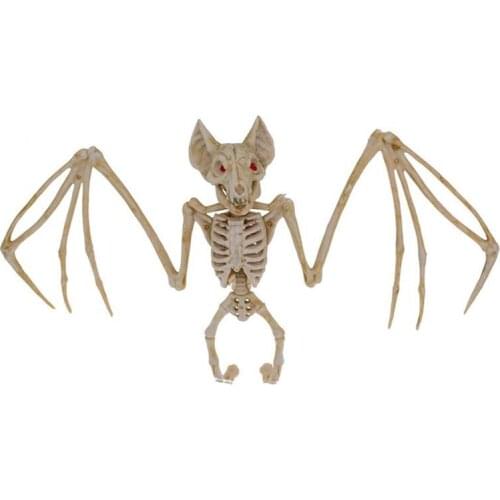 Hallowmas Horror Props Explosion Scary Animal Skeleton Flying Bat Stage Halloween Ornaments Decoration Haunted House Decor