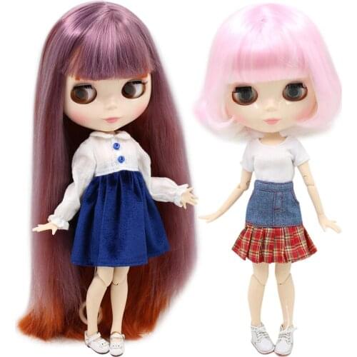 ICY DBS Blyth Doll two-color hair white skin Joint body Neo azone s 1/6 BJD ob24 anime girl