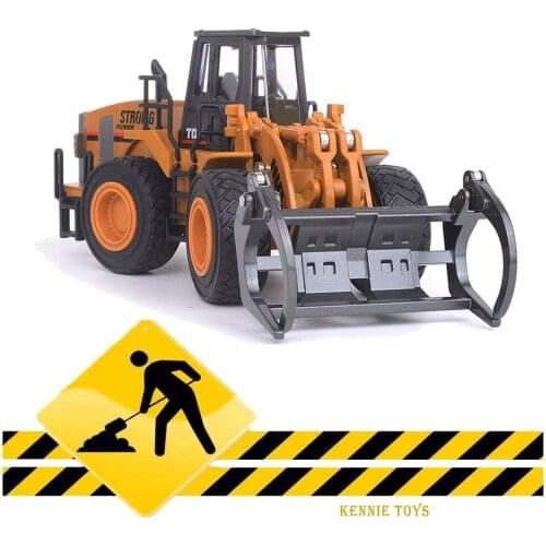 1:40 high simulation childrens engineering series grab wood alloy car model toys for children gifts