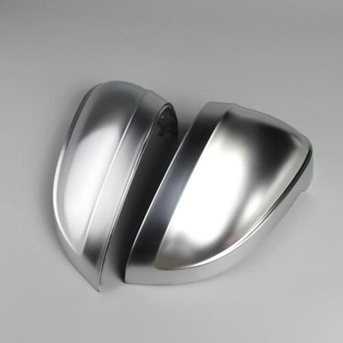 New For Audi B9 A4 A5 S4 2017 2018 1 Pair of Matte Chrome Car Auto Rearview Mirror Shell Cover Protection Cap New Car Styling