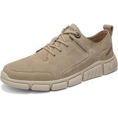 New Flats Shoes Genuine Leather Man Oxford Shoes Mens Flats Autumn Winter Men Casual Flat Male Sport Shoes