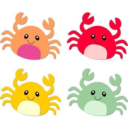 New Crab Wooden die Scrapbooking C-83-2 Cutting Dies Compatible with most die cutting machines