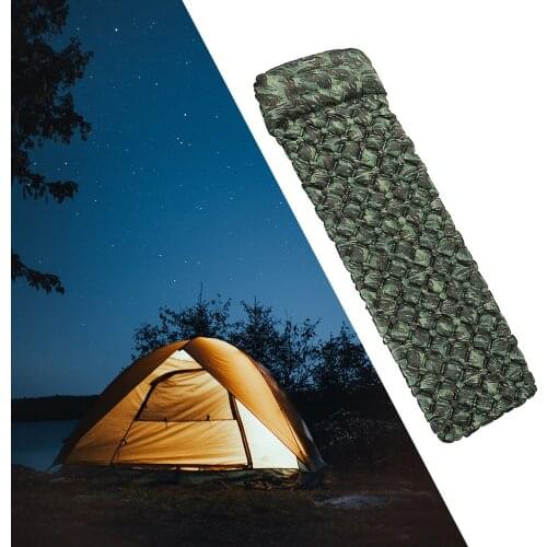 Outdoor Ultralight Inflatable Lightweight Sleeping Pad Air Mattress Camping Tent Mat Cushion For Women Hiking Trekking