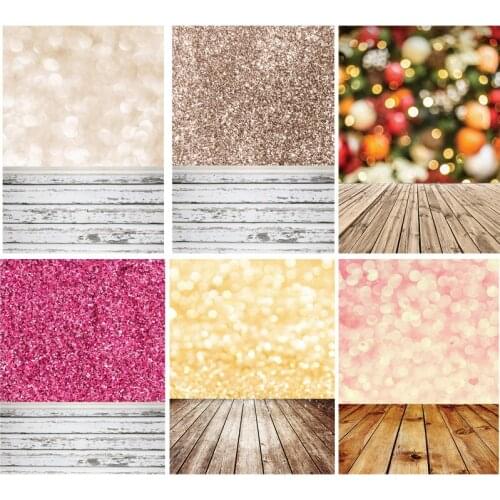 SHENGYONGBAO Vinyl Custom Photography Backdrops Prop Glitter Facula Light Spot Theme Photography Background HM20209-55