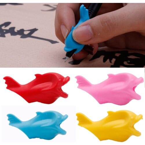 10 Pcs Children Pencil Holder Writing Hold Pen Grip Posture Correction Tool Fish