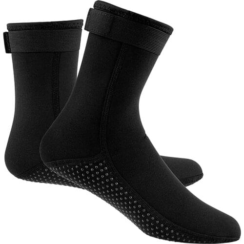 3MM Neoprene Wetsuit Socks Warm Scuba Diving Socks Winter Surfing Socks Thermal Anti Slip Boots for Spearfishing Swimming