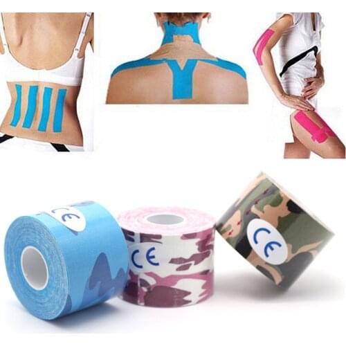 5CM*5M Kinesiotape Elastic Adhesive Bandage Muscle Tapes Football Kinesiology Tape Sport Taping First Aid