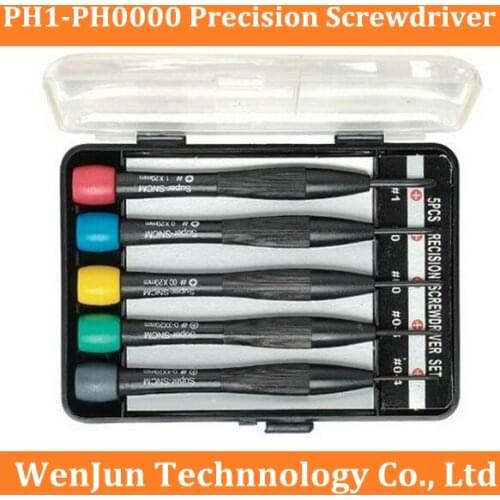Free shipping Imported all Phillips precision screwdriver set for mobile phone ,watch, notebook ,minimum PH0000