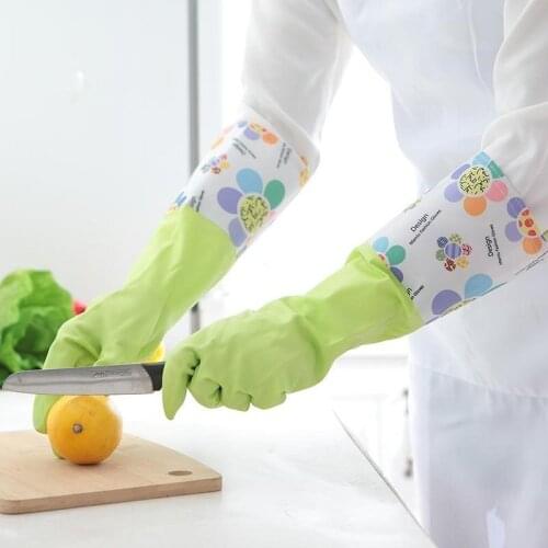 ITAX-9928 Summer convenient and durable dishwashing gloves, waterproof plastic clothes household dishes