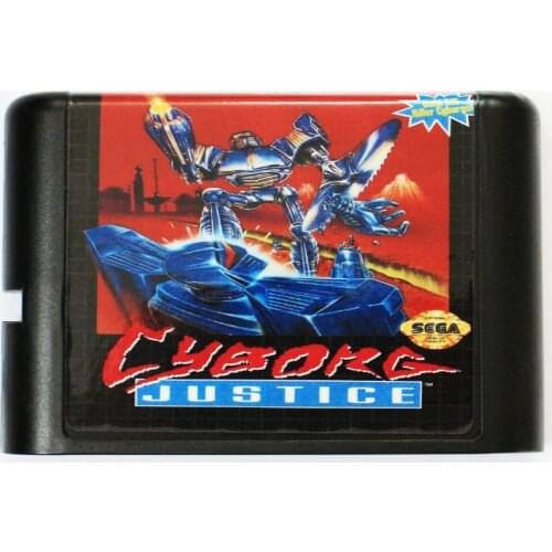 Cyborg Justice 16 bit MD Game Card For Sega Mega Drive For SEGA Genesis