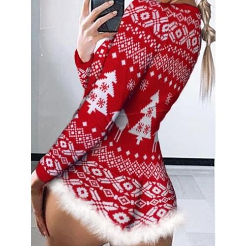 BKLD Christmas Print Feathers Patchwork Jumpsuits Button V-Neck Long Sleeve Romper 2021 New Fashion Women Clothing Club Outfits