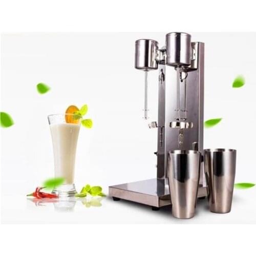 Milkshake machine stainless steel milk shake maker double head drink mixer milks foam ,milkshake bubble tea machine