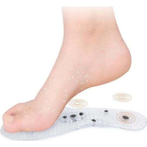 Body Detox Slimming Magnetic Foot Acupuncture Point Therapy Insole Cushion Massager Brioche Comfort Massage Shoe Pads The