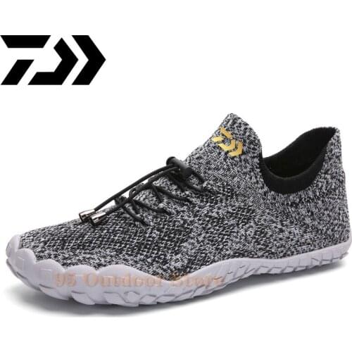 Daiwa Mens Fishing Shoes Outdoor Breathable Sports Shoes New Mesh Casual Fishing Shoes Womens Hiking Shoes DAIWA Fishing Shoes