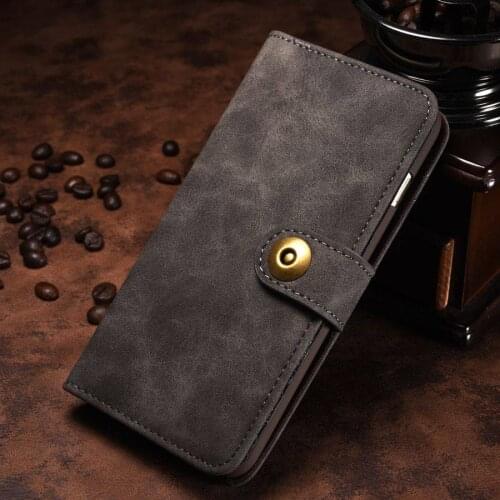 Genuine Leather & PU Case for Apple iPhone 5 5S SE Coque Built-in Magnet Removable Back Cover Fundas