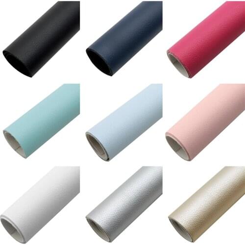 Solid Color Faux Leather Sheets Sheepskin Synthetic Leather Fabric 20x33cm for Earrings Hair Bows Handbags Pouches Making