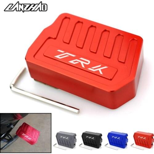 Motorcycle Brake Pedal Enlarger Footrest Extension Pad Enlarge Plate CNC Aluminum Accessories for Benelli TRK 502 502X 2013-2019