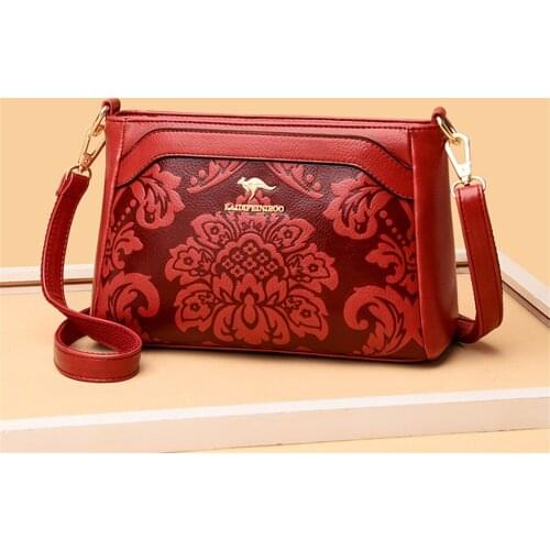 High Quality PU Leather Top Handle Shoulder Bag Desinger Luxury Printing Corssbody Bag for Women Fashion Laies Messenger Bag Sac