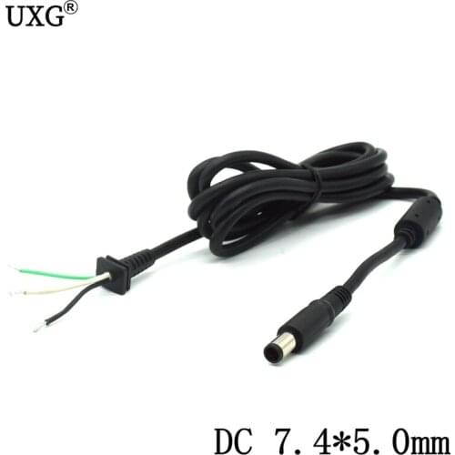 1.5M 7.4 x 5.0 mm Power DC Jack Charger Adapter Plug Cord Connector Cable Power Supply Cable with LED Light for Dell Laptop
