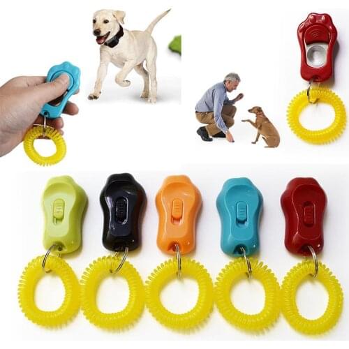 1pcs Dog Training Clicker Pet Sound Trainer Supplies Toys Slient Obedience Whistle Pet Supplies Random for Pet Dog Accessories