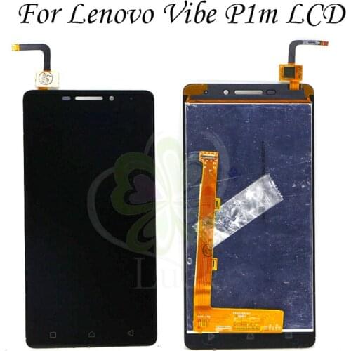 100% Tested For Lenovo Vibe P1m LCD Screen Display with Touch Screen Digitizer assembly Black white + Tools